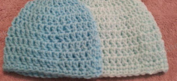 Easy Peasy Baby / Infant Sized (3- 6 Months) Double Crochet Beanie Hat Pattern Easy Peasy Baby / Infant Sized (3- 6 Months) Double Crochet Beanie Hat Pattern