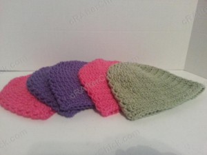 Easy Peasy Teen / Women Free Double Crochet Beanie Pattern - free crochet pattern for hat