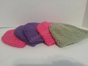 Easy Peasy Free Large Adult (Men's size) Double Crochet Beanie Hat Pattern