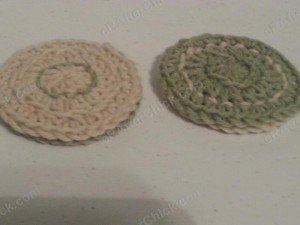 Reversible Coaster Crochet Pattern Side View