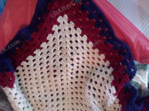 One Giant Granny Square Blanket Crochet Project