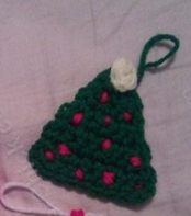 christmas tree ornament crochet pattern