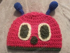 The Very Hungry Caterpillar Beanie Hat Crochet Pattern