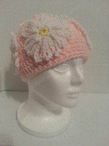 Head Full of Daisies Beanie Hat Crochet Pattern