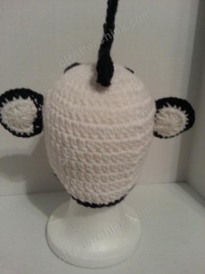 Diary of a Wimpy Kid Greg Beanie Hat Crochet Pattern Rear View