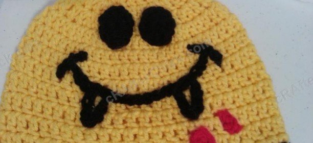 Vampire Smiley Face Beanie Hat Crochet Pattern Vampire Smiley Face Beanie Hat Crochet Pattern
