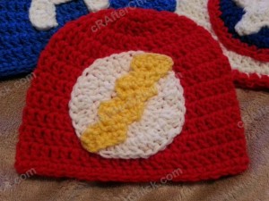 The Flash Superhero Beanie Hat Crochet Pattern 