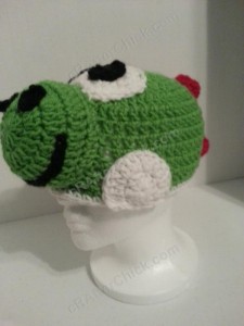 Yoshi Character Beanie Hat Crochet Pattern 
