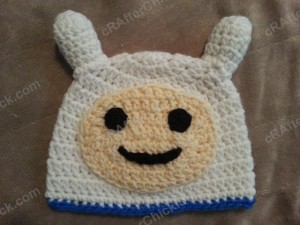 Adventure Time's Finn Character Hat Crochet Pattern