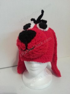 Clifford the Red Dog Children’s Book Character Hat Crochet Pattern (14)