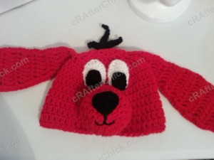 Clifford the Red Dog Children’s Book Character Hat Crochet Pattern (19)