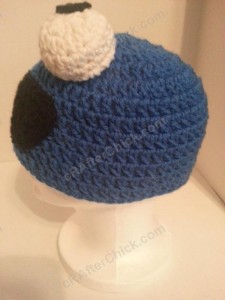 Cookie Monster Character Hat Crochet Pattern (12)