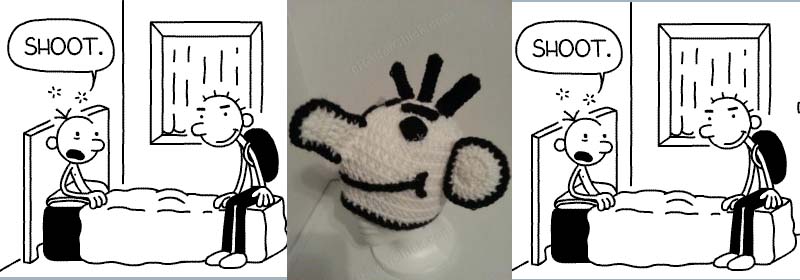 Diary of a Wimpy Kid Rodrick Character Hat Crochet Pattern