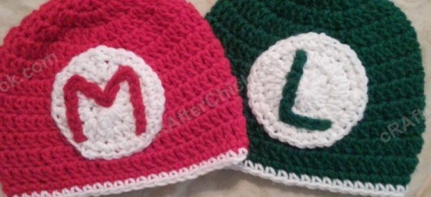 Mario and Luigi Beanie Hats Crochet Pattern Mario and Luigi Beanie Hats Crochet Pattern
