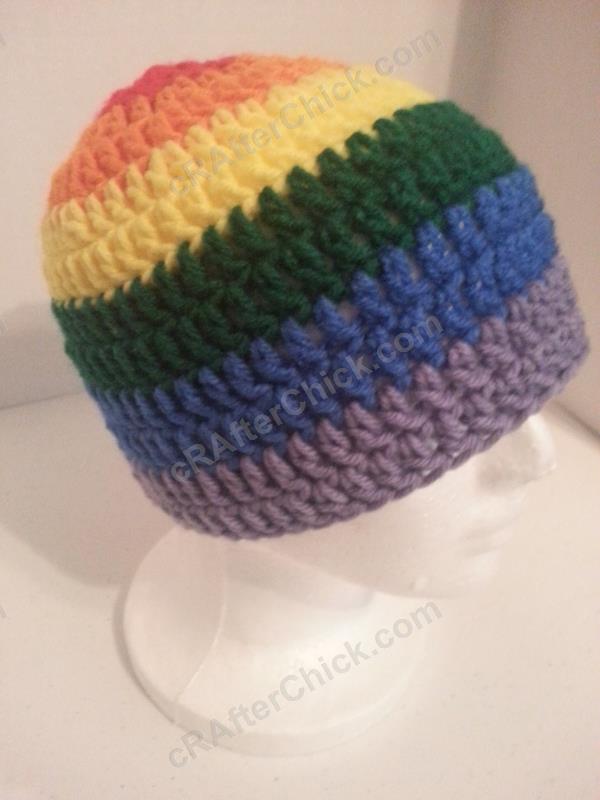 Details about   Crocheted Bisexual Pride Beanie 