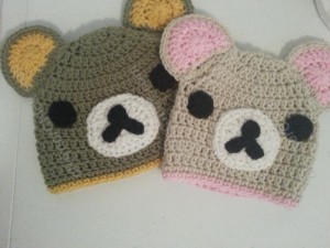 Rilakkuma and Korilakkuma Character Beanie Hats Crochet Pattern (27)