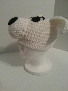 Adventure of Tintin Snowy the Dog Character Hat Crochet Pattern (5)