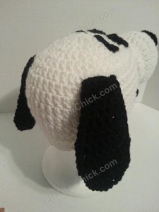 Charlie Brown's Snoopy the Dog Character Hat Crochet Pattern (13)