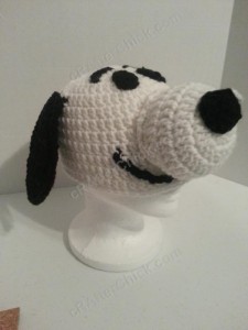 Charlie Brown's Snoopy the Dog Character Hat Crochet Pattern (23)