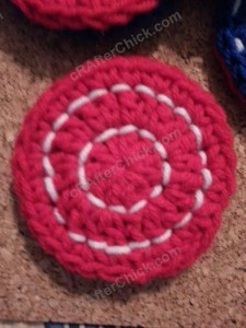 Reversible Coasters with Contrast Stitching Crochet Pattern (4)