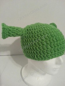 Shrek Ear Costume Beanie Hat Crochet Pattern (10)
