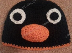 Pingu the Penguin Character Hat Crochet Pattern