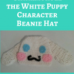 Cinnamoroll the White Puppy Character Beanie Hat Crochet Pattern
