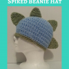 Gavin’s DinoRAWR Spiked Beanie Hat Free Crochet Pattern