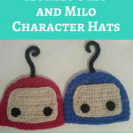 ilomilo’s Ilo and Milo Character Hats Crochet Pattern