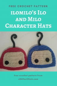 ilomilo’s Ilo and Milo Character Hats Free Crochet Pattern