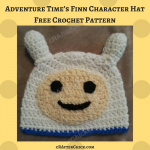 Adventure Time’s Finn Character Hat Crochet Pattern