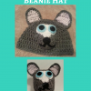 Baby Wolf Cub Beanie Hat Free Crochet Pattern