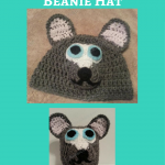 Baby Wolf Cub Beanie Hat Crochet Pattern