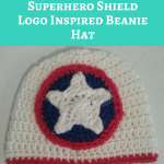 Captain America Superhero Shield Logo Inspired Beanie Hat Crochet Pattern