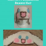 Cinnamoroll “Cinnamon” the Puppy Character Beanie Hat Crochet Pattern