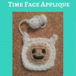 Finn Adventure Time Face Applique Crochet Pattern