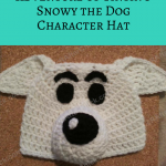 Adventure of Tintin’s Snowy the Dog Character Hat Crochet Pattern