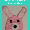 Easy Anime Inspired Bunny Beanie Hat Free Crochet Pattern