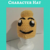 Lego Man Character Hat Free Crochet Pattern long