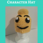 Lego Man Character Hat Crochet Pattern