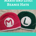 Mario and Luigi Beanie Hats Crochet Pattern
