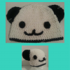 Pankun the Panda Character Beanie Hat Free Crochet Pattern