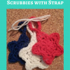 Star Shaped Face Scrubbies with Strap Free Crochet Pattern