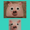 Three Little Pigs Beanie Hat Free Crochet Pattern for Storytelling