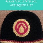 Borderlands Video Game Vault Symbol Appliqued Hat Crochet Pattern